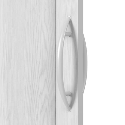 Techni Home 36-Inch Wide Premium Foldable Accordion Doors – Double Walled, White Oak