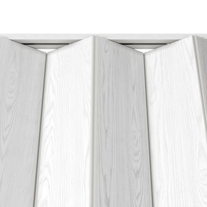 Techni Home 36-Inch Wide Premium Foldable Accordion Doors – Double Walled, White Oak