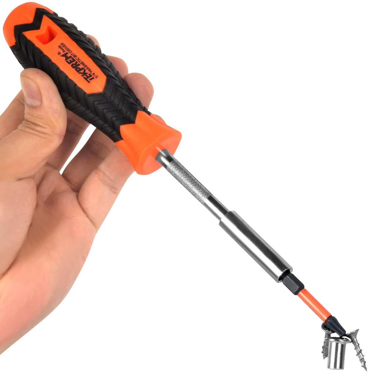 TEKPREM 13-Piece Long Torx Bit Set with Magnetic Driver – 50mm Bits