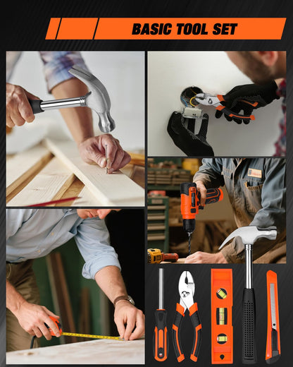 Thatool 139-Piece Tool Set with 8V Cordless Drill Driver in Case | Home DIY & Repairs
