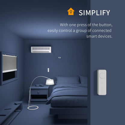 THIRDREALITY ZigBee Smart Button – 3-Way Remote for SmartThings, Hubitat, Home Assistant