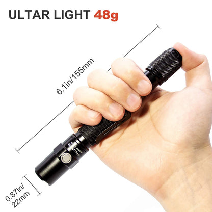 ThruNite Archer 2A V3 — 500 Lumen AA LED Flashlight | Dual Switch, IPX8