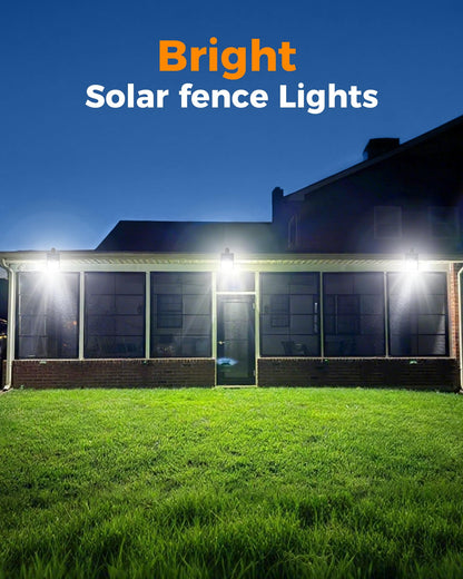 Thumok Clip-On Solar Lights Outdoor | 72 LEDs, Motion Sensor, IP65 Waterproof, 2-Pack