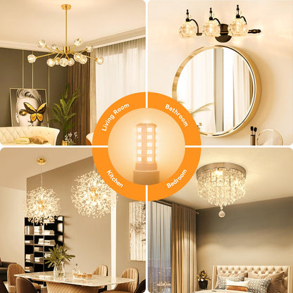 TJOY 12-Pack Dimmable G9 LED Bulbs, 4W Equivalent 40W, 2700K Soft Warm White, No Flicker