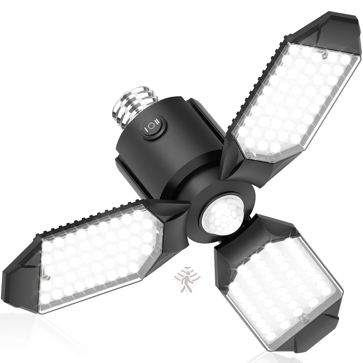 Toberich Motion Sensor Garage Light – 8000LM LED, 6500K, 3 Modes, Easy Install