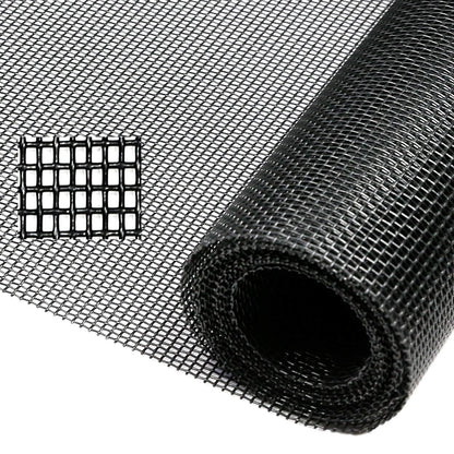 Tooltriz Pet Proof Window Screen Replacement — 39"W x 100"L, Upgraded Thick Charcoal Mesh