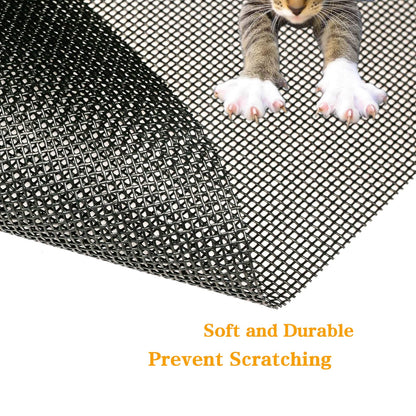 Tooltriz Pet Proof Window Screen Replacement — 39"W x 100"L, Upgraded Thick Charcoal Mesh