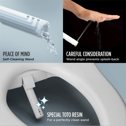 TOTO WASHLET A2 Electronic Bidet Seat – Heated Elongated Cotton White | SW3004#01