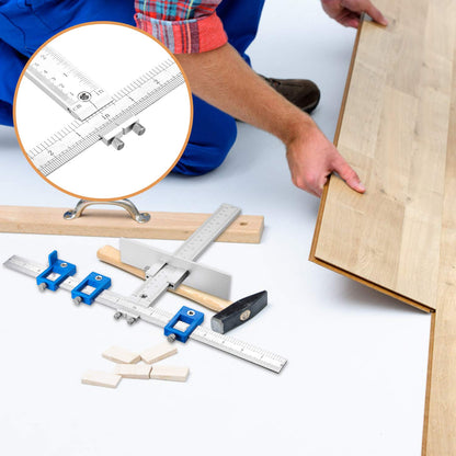 TOURACE Cabinet Hardware Jig for Handles and Knobs | Aluminum Drill Guide Kit with Quick-Setup