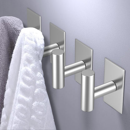 VAEHOLD Wall Hooks 6-Pack | Heavy-Duty Adhesive Hooks for Kitchen, Closet & More