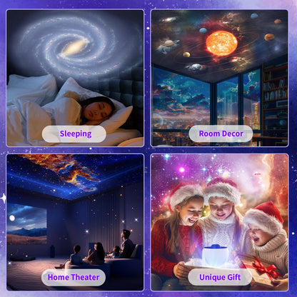 VanSmaGo Galaxy Projector – 13-in-1 Planetarium Star Sky Night Light