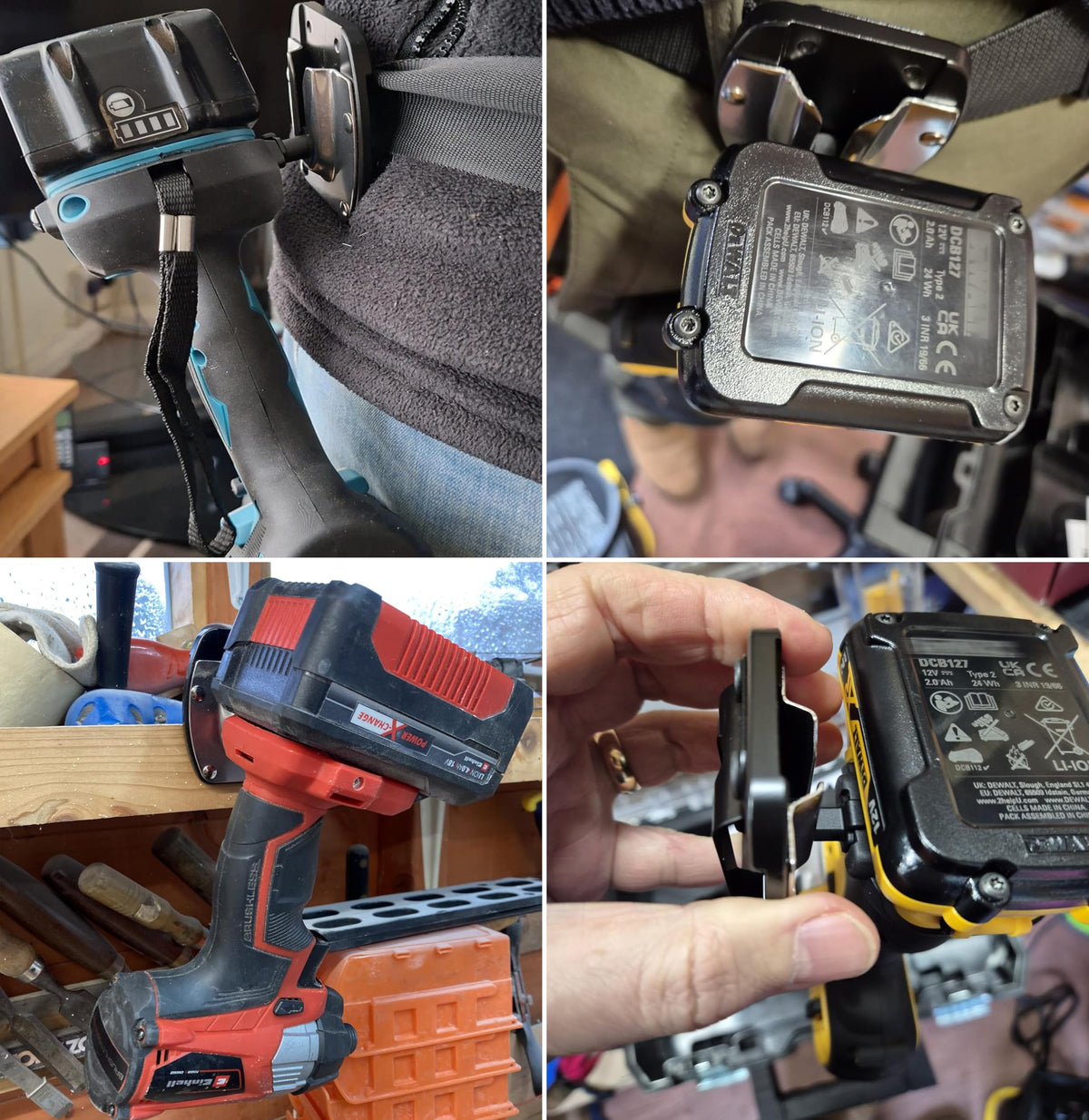 VAYAGARDEN Universal Tool Holster – Clip-On Belt Holder for Drill, Impact Driver & More