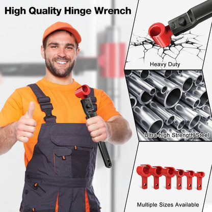 Vdsfand 6 in 1 Door Hinge Adjustment Tool Kit | Precise Hinge Gap & Quick Install
