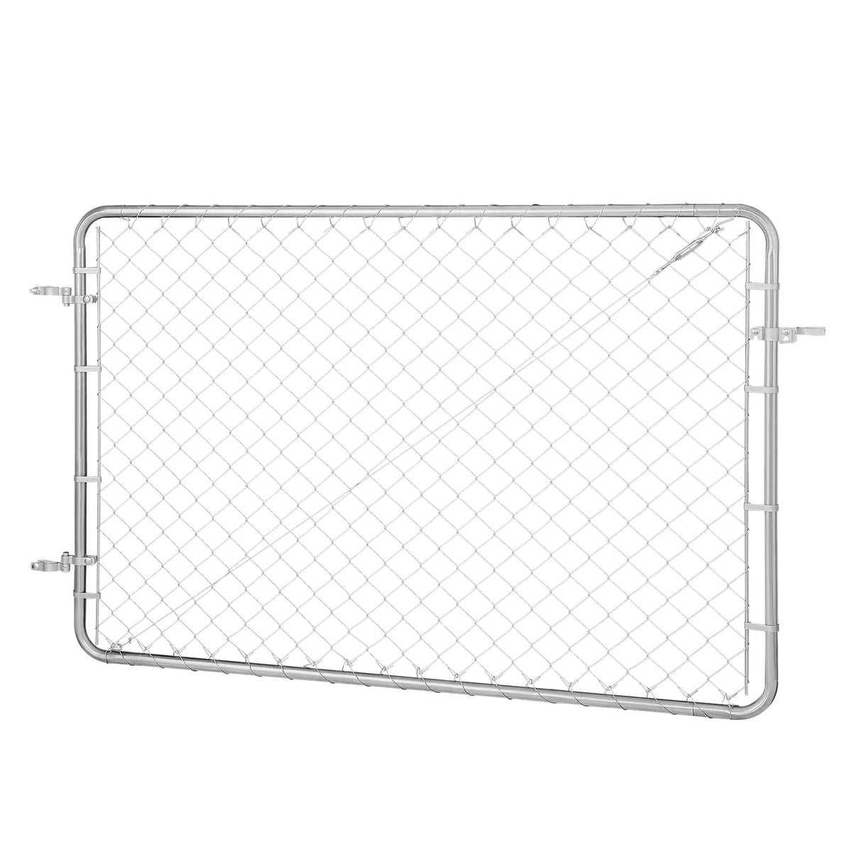 VEVOR Chain Link Gate 72 x 48 in – Adjustable, Rust-Resistant Galvanized Fence Gate (Posts Not Included)