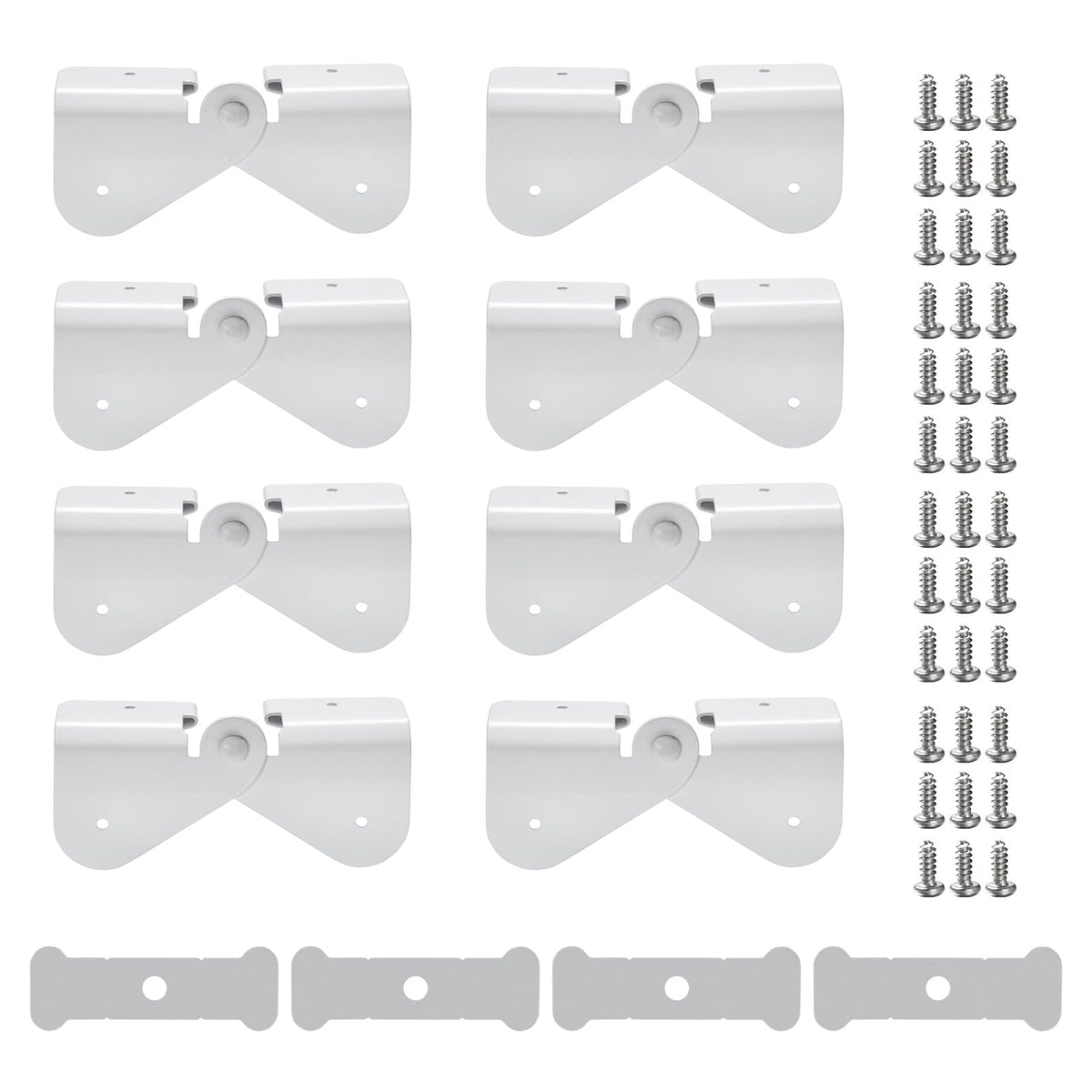 VYH Gutter Downspout Flip-Up Hinge – 8-Pack Aluminum Extension, Easy Install