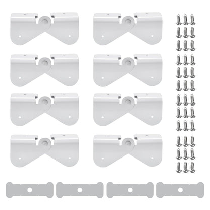VYH Gutter Downspout Flip-Up Hinge – 8-Pack Aluminum Extension, Easy Install