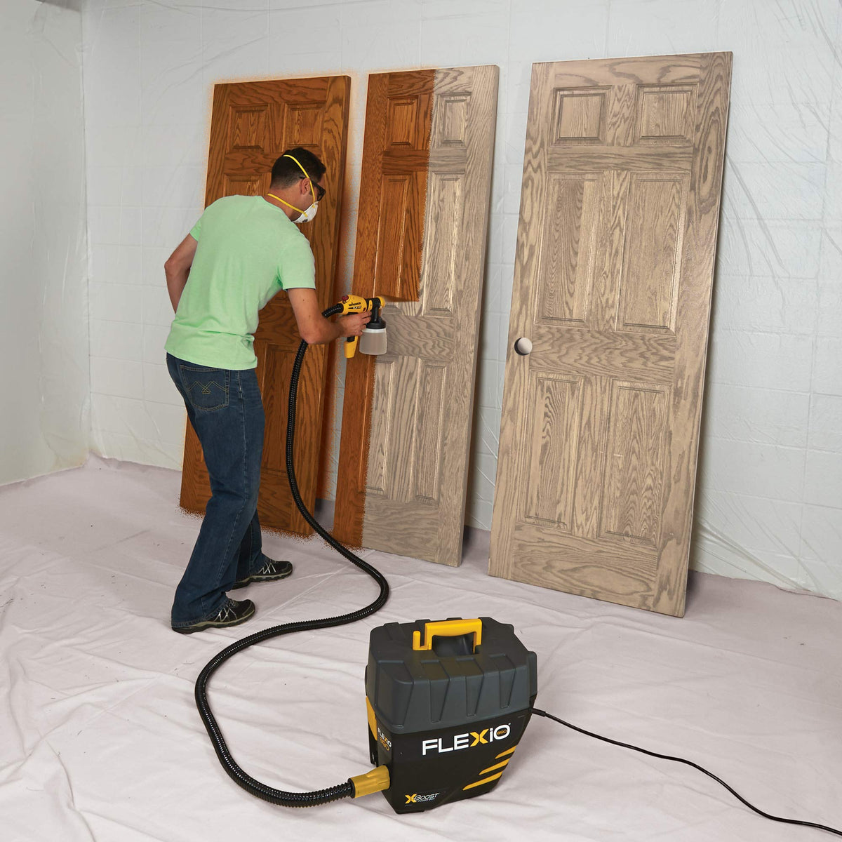 Wagner FLEXiO 5000 Stationary HVLP Paint & Stain Sprayer | Fast, Precise DIY