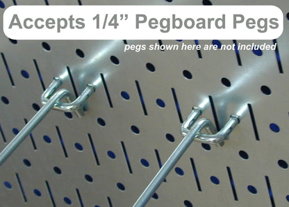 Wall Control Pegboard Organizer Kit (4 ft) – Black Metal Pegboard Panels & Accessories | Heavy-Duty Tool Storage