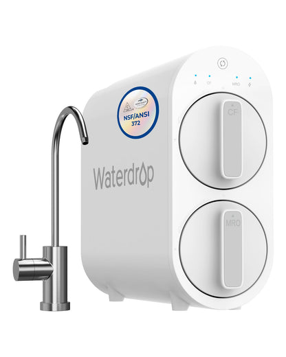 Waterdrop G2 RO System — 7-Stage Tankless Under Sink, 400 GPD, 1:1 Drain