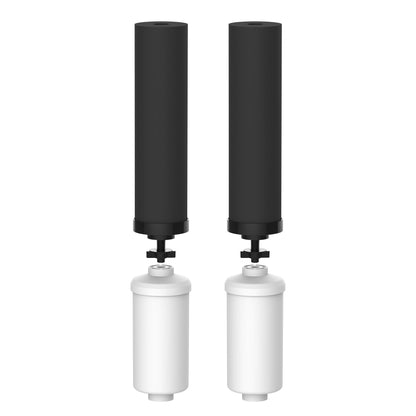 Waterdrop Gravity Water Filter Replacement Pack for Berkey & Waterdrop Systems | NSF/ANSI 372