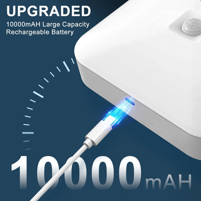 WhitePoplar Rechargeable Motion Sensor Light – Wireless Ceiling Light, 500LM, 5000K, 3-Pack