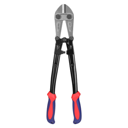 WORKPRO 18-Inch Bolt Cutter – Bi-Material Handle, Chrome Moly Jaws | W017005A