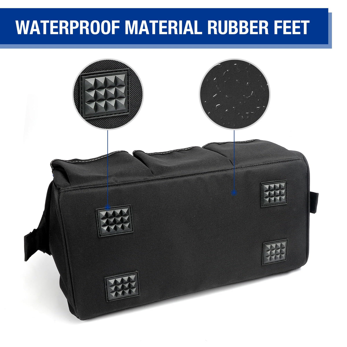 WORKPRO 18-Inch Close Top Wide Mouth Tool Bag | Durable Storage with Adjustable Shoulder Strap