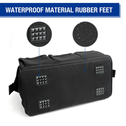 WORKPRO 18-Inch Close Top Wide Mouth Tool Bag | Durable Storage with Adjustable Shoulder Strap