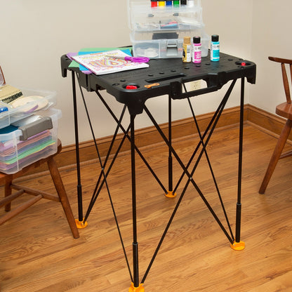 WORX WX066 Sidekick Folding Work Table – Portable 13 lb, 300 lb Capacity