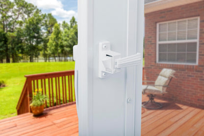 Wright Products Lanai Screen Door Hardware Kit – Pneumatic Closer, Push-Button Latch, No Lock-Out