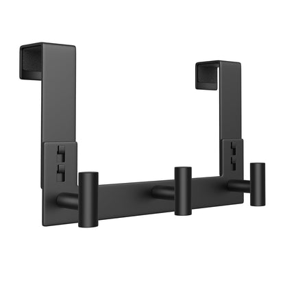 WUIVIUT Over The Door Hooks – Heavy Duty 3-Hook Coat Rack