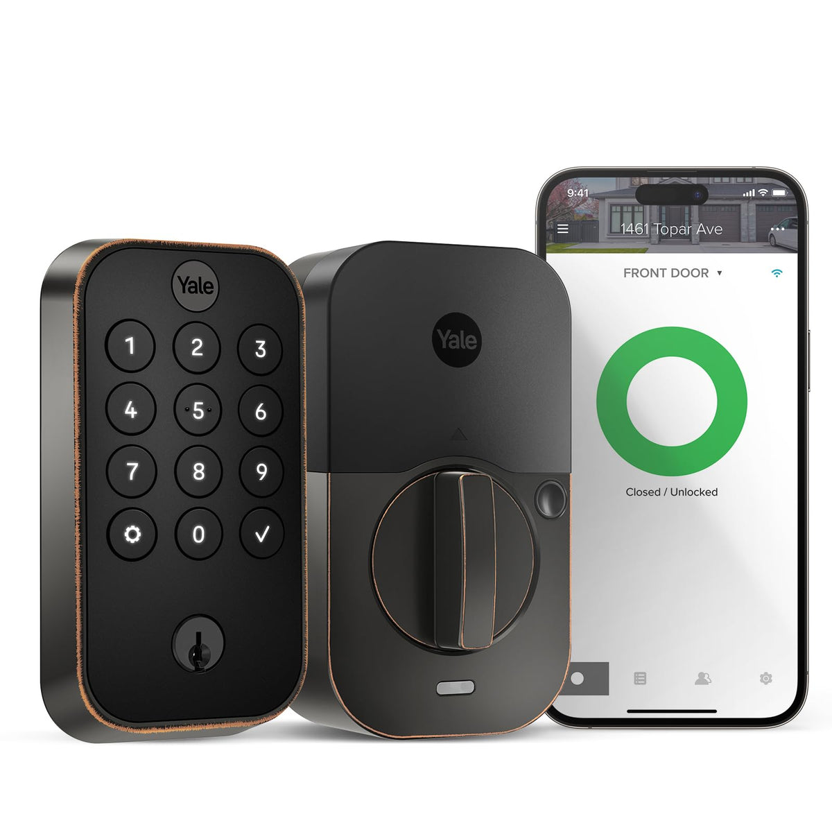 Yale Assure Lock 2 Wi-Fi Keyless Entry Deadbolt – Oil Rubbed Bronze