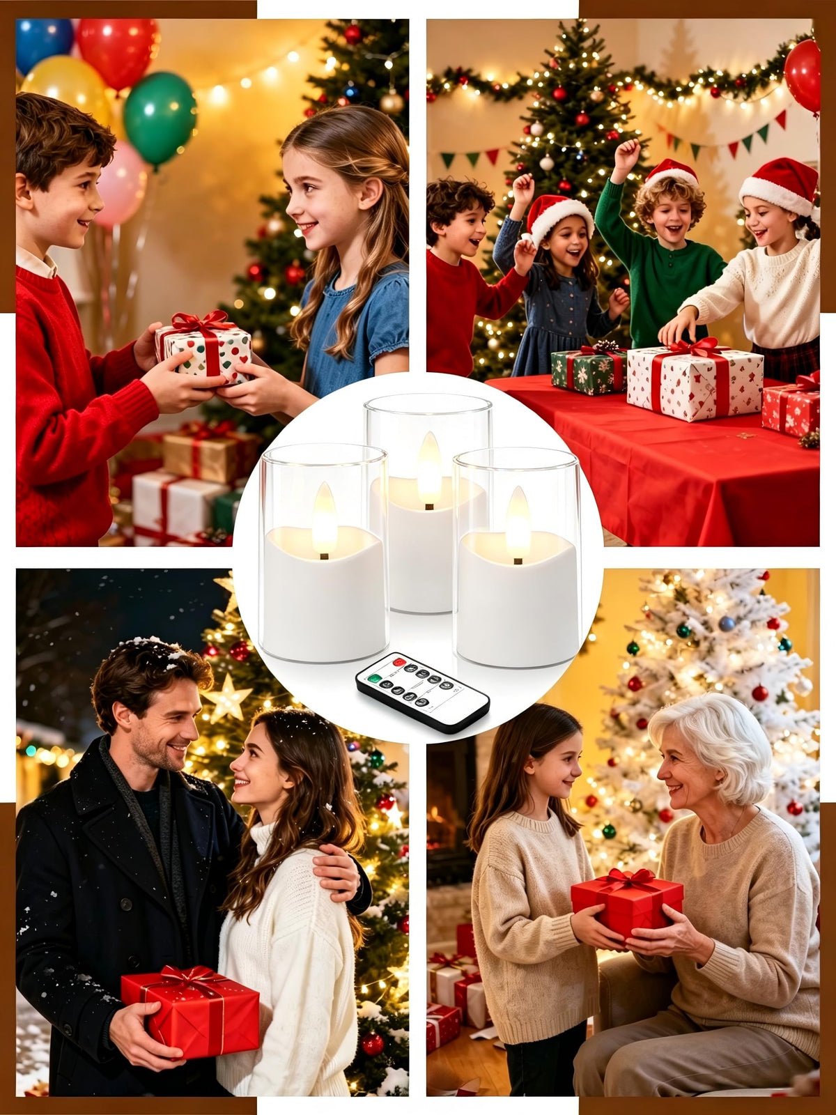 YTRUSTIX Rechargeable Flameless Tea Lights with Timer Remote – 6 Pack White (1.7x2.5 in)