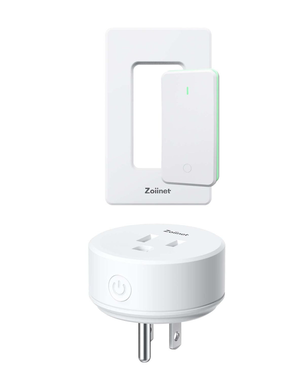 Zoiinet Remote Control Outlet Plug Switch – Buckle Design, 300 ft Range, 15A/1500W, Programmable