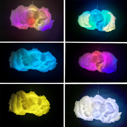 ZOKON 3D Big Cloud Light Kit – Music Sync RGB Cloud Light, 360° Remote, APP Control