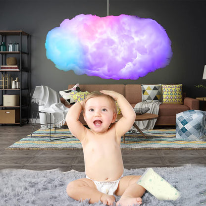 ZOKON 3D Big Cloud Light Kit – Music Sync RGB Cloud Light, 360° Remote, APP Control